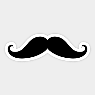 Handlebar Mustache Sticker